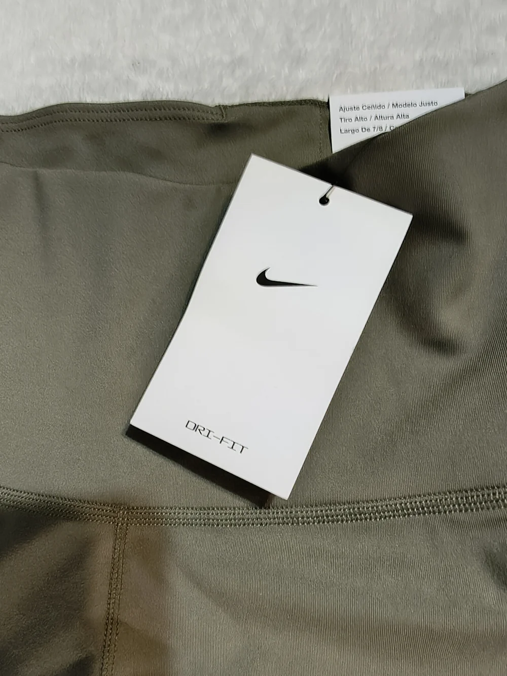 Nike Dri-FIT Women’s Leggings High Rise Ankle Stretch Green Size M DV9020-222